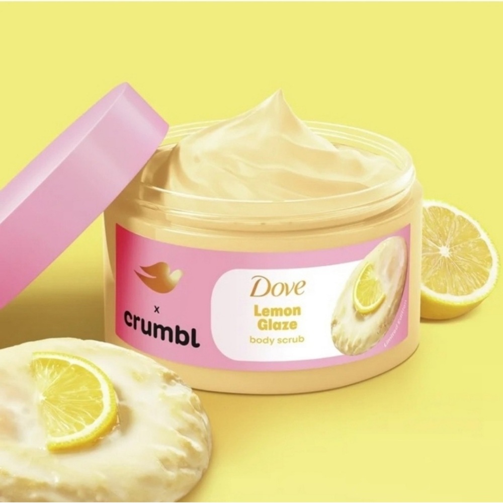 Dove x Crumbl Lemon Glaze Body Scrub